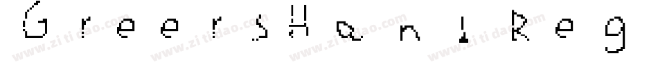 GreersHand Regular字体转换